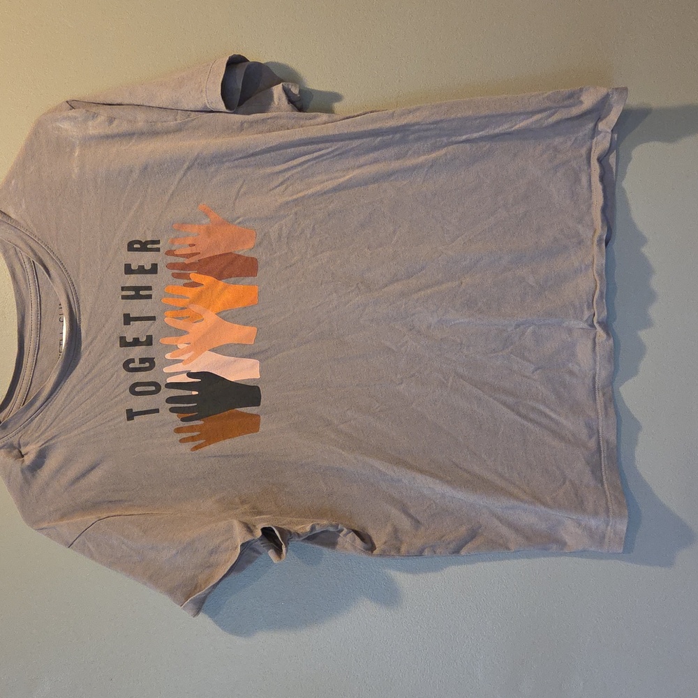 Fifth Sun  T-Shirt with Colorful Hands Graphic